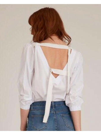 γυναικεία μπλούζα με λεπτομέρεια στο πίσω μέρος 100% σε προσφορά
