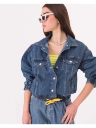 covey γυναικείο jean τζάκετ 100% βαμβακέρο