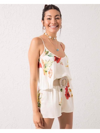 γυναικείες πιτζάμες flowers 100% βισκόζη σε προσφορά