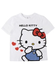 hello kitty hearts παιδικό κοντομάνικο μπλουζάκι λευκό λευκό