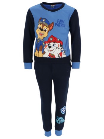 paw patrol σετ παιδική φόρμα jogging για αγόρια μπλε