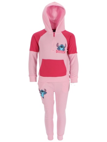 disney lilo and stitch σετ παιδική φόρμα jogging ροζ