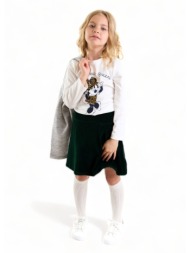 σετ για κοριτσι cimpa minnie mouse μπλουζα με κοτλε φουστα και ζακετα -