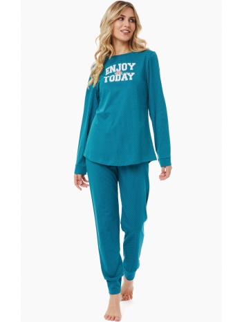 γυναικεια πυτζαμα χειμερινη με πατιλετα enjoy today