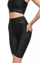 γυναικειο ψηλομεσο κολαν ποδηλατου με τσεπες 6200 μαυρο μαύρο