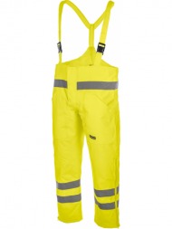 παντελόνι εργασίας αδιάβροχο ψύχους με ταινίες σήμανσης reflex pants 422 κιτρινο κίτρινο