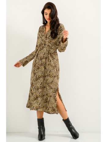 midi φόρεμα με leopard print (multi) σε προσφορά