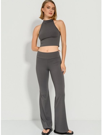 flared παντελόνι λύκρα (anthracite) σε προσφορά