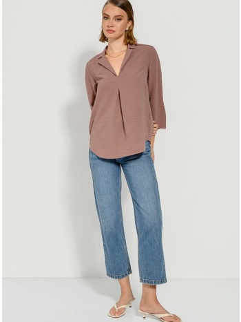 μπλούζα με γιακά και μακριά μανίκια (d.rose) σε προσφορά