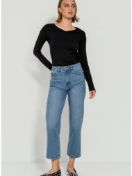 basic πλεκτό με v ντεκολτέ (black)