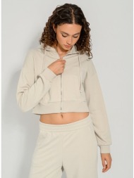 φούτερ ζακέτα (sand)