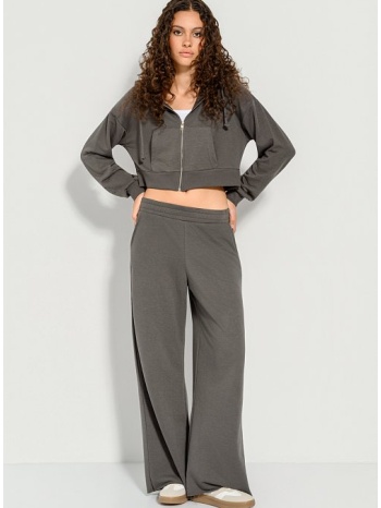 wide leg φούτερ παντελόνι (anthracite) σε προσφορά
