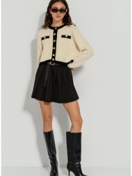 μίνι φούστα με πιέτες (black)