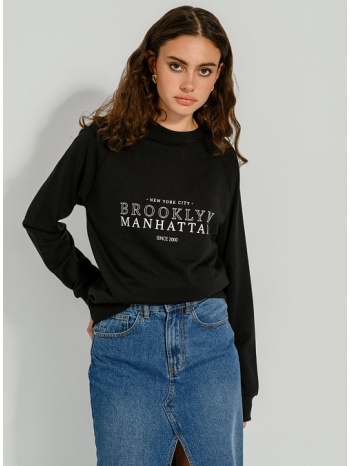 φούτερ με τύπωμα (black) σε προσφορά