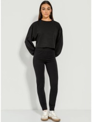φούτερ παντελόνι κολάν (black)