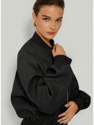 bomber τζάκετ (black)