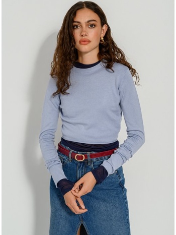 πλεκτό basic κροπ τοπ (ciel) σε προσφορά