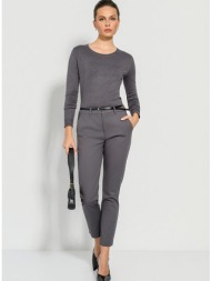 chinos παντελόνι με ζώνη (anthracite)