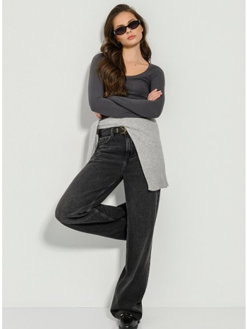 basic μπλούζα με μακριά μανίκια (anthracite) σε προσφορά