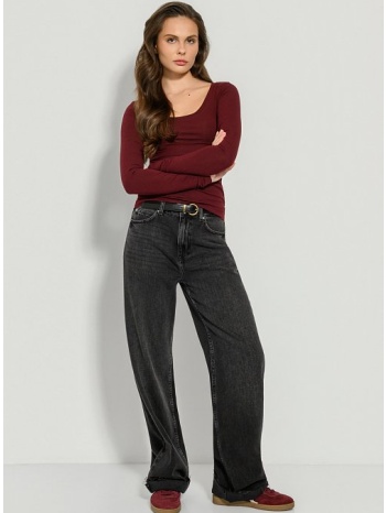 basic μπλούζα με μακριά μανίκια (bordeaux) σε προσφορά