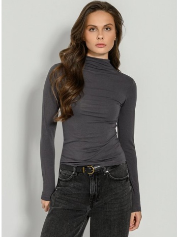 basic μπλούζα με ψηλό γιακά (anthracite) σε προσφορά