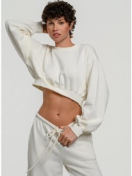 κροπ φούτερ (cream)