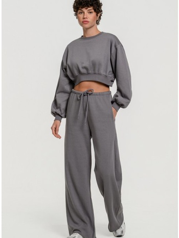φούτερ παντελόνι φόρμα wide leg (elephant) σε προσφορά