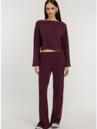 wide leg ριπ παντελόνι ...