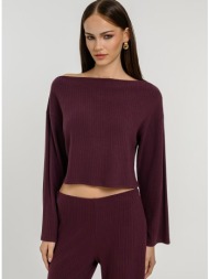 ριπ τοπ με boat-neck ...