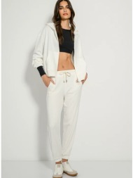 jogger φούτερ παντελόνι φόρμα (cream)