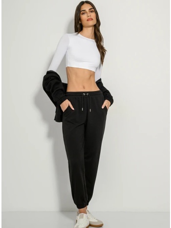 jogger φούτερ παντελόνι φόρμα (black)