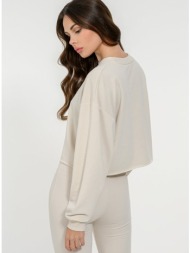 κροπ φούτερ (sand)