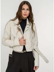 κροπ biker τζάκετ με ...