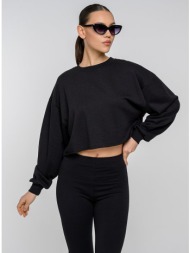 κροπ φούτερ (black)