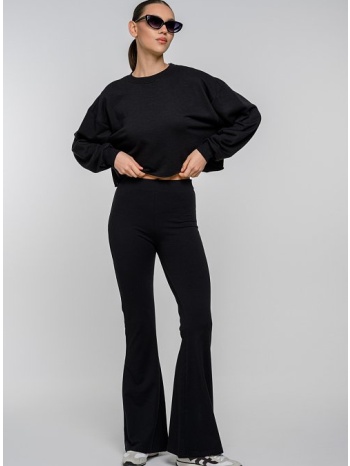 φούτερ κολάν καμπάνα (black) σε προσφορά