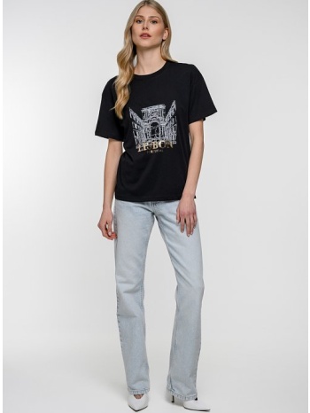 t-shirt με τύπωμα (black)