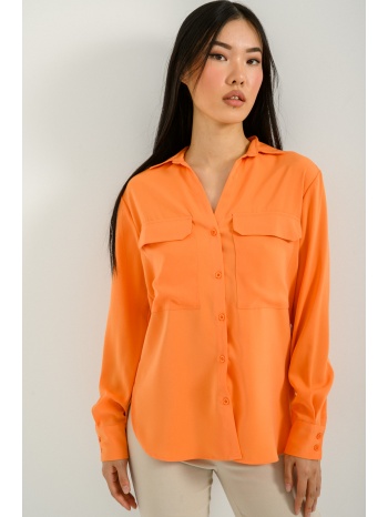 πουκάμισο με τσέπες (orange)
