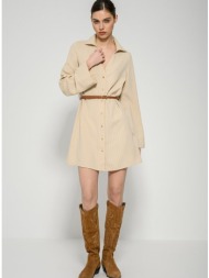 μίνι σεμιζιέ φόρεμα με ...