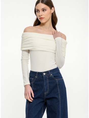 off shoulder τοπ με σούρες (sugar)