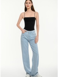 αμάνικο τοπ με τετράγωνο ντεκολτέ (black)