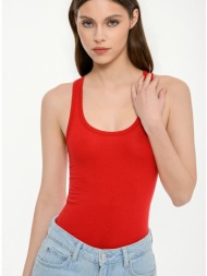 αμάνικο basic τοπ (red)