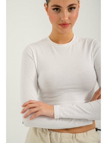κροπ τοπ (white) σε προσφορά