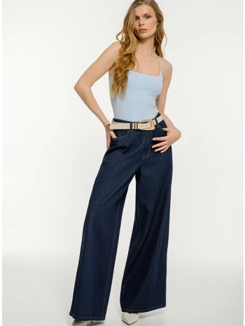 λύκρα τοπ με λεπτές τιράντες (ciel)