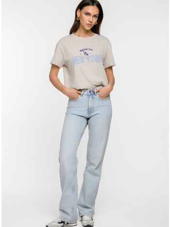 t-shirt με τύπωμα (sand)