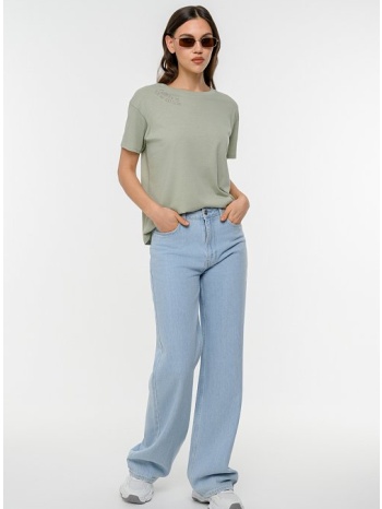 t-shirt με τύπωμα (mint)