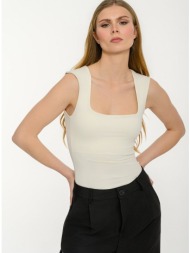 λύκρα τοπ με τετράγωνη λαιμόκοψη (sugar)