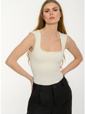 λύκρα τοπ με τετράγωνη λαιμόκοψη (sugar)