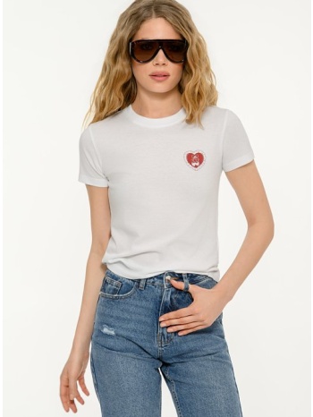 t-shirt με τύπωμα (white)