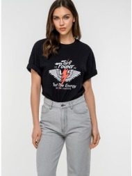 t-shirt με τύπωμα (black)