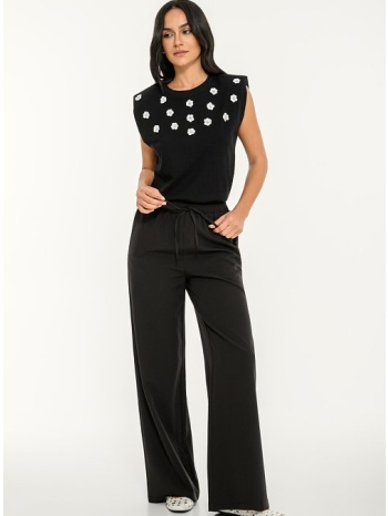 barrel παντελόνι με λάστιχο (black)